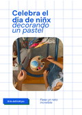 Pastel día del niñx