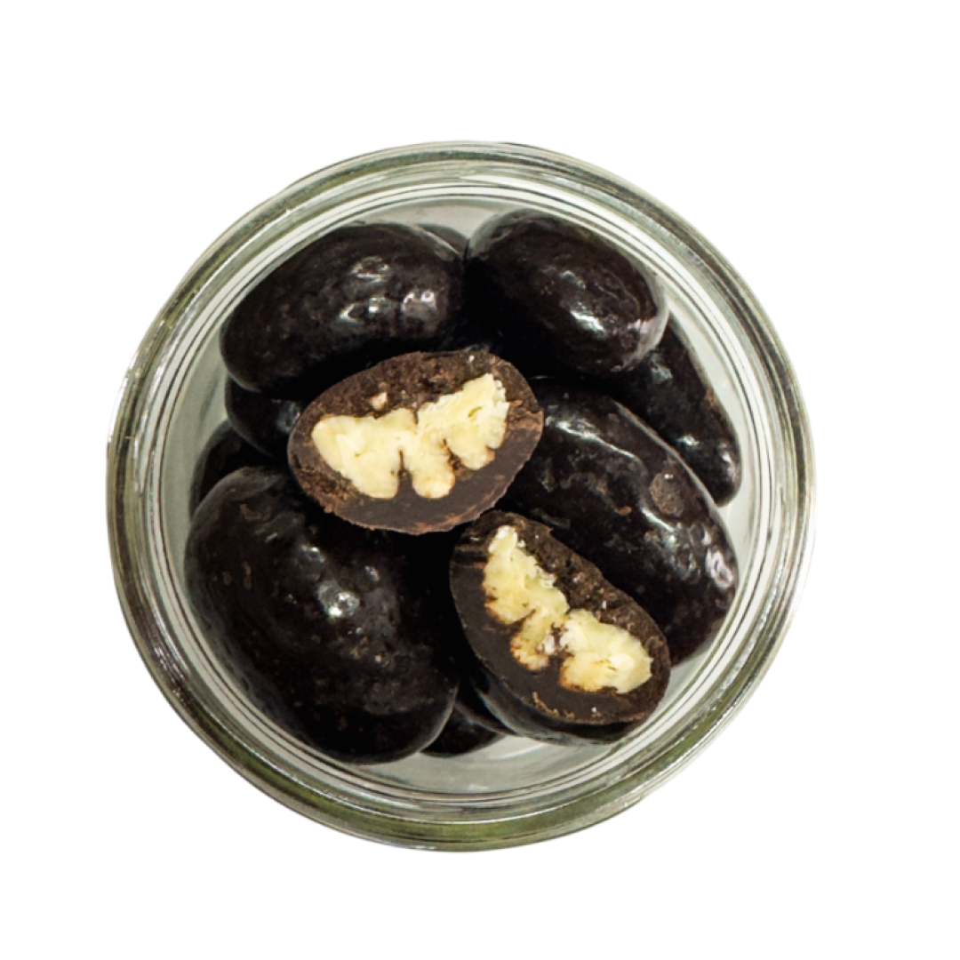 Nuez con chocolate sin azúcar